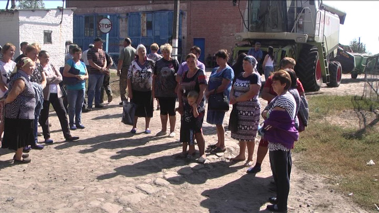 У селі Морозівка на Вінниччині власники паїв вийшли на акцію протесту