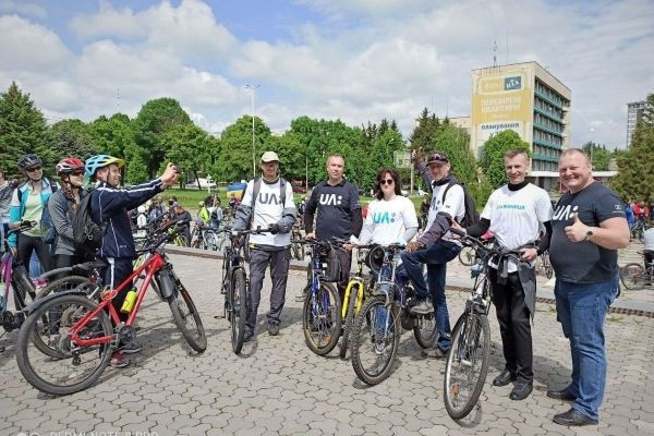 Команда UA: ВІННИЦЯ долучилась до Вінницького велопробігу