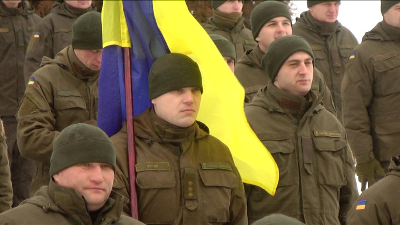 Вінницькі військові влаштували акцію на підтримку українських моряків